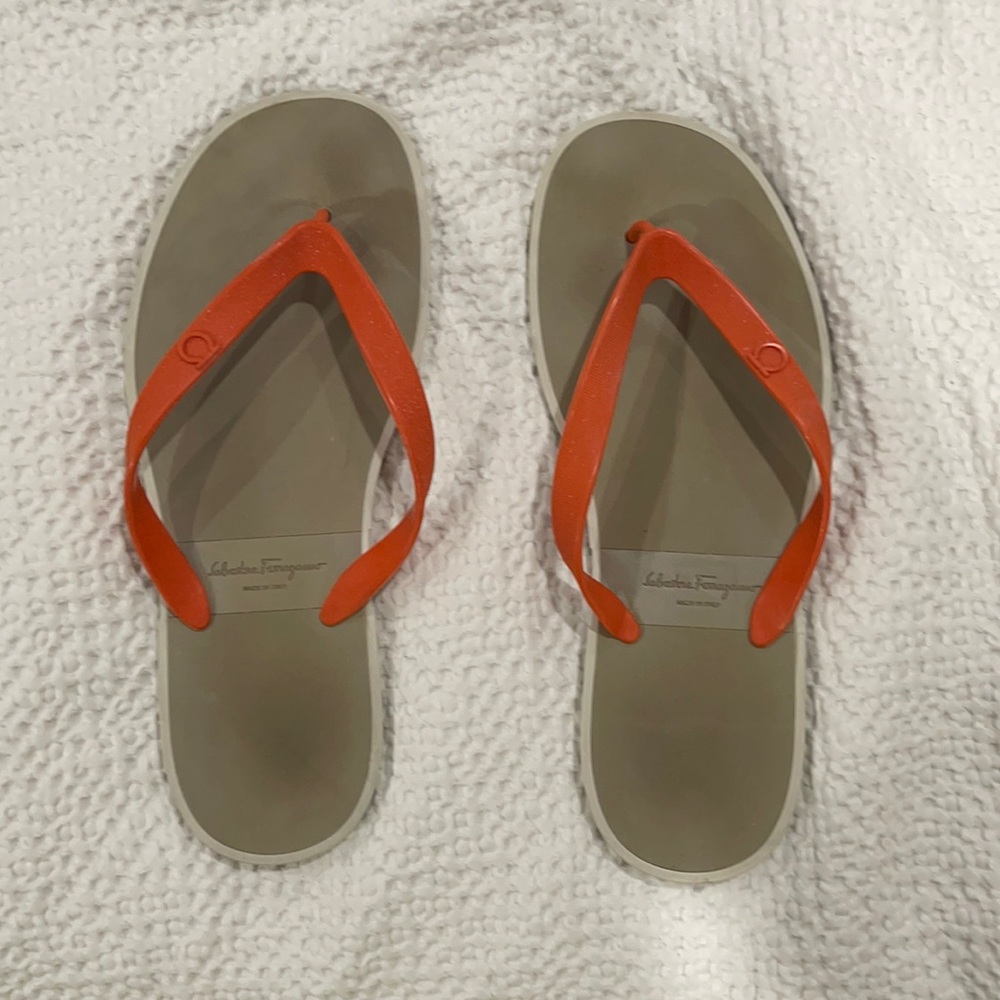 Salvatore Ferragamo Men’s Flip Flops Size 13